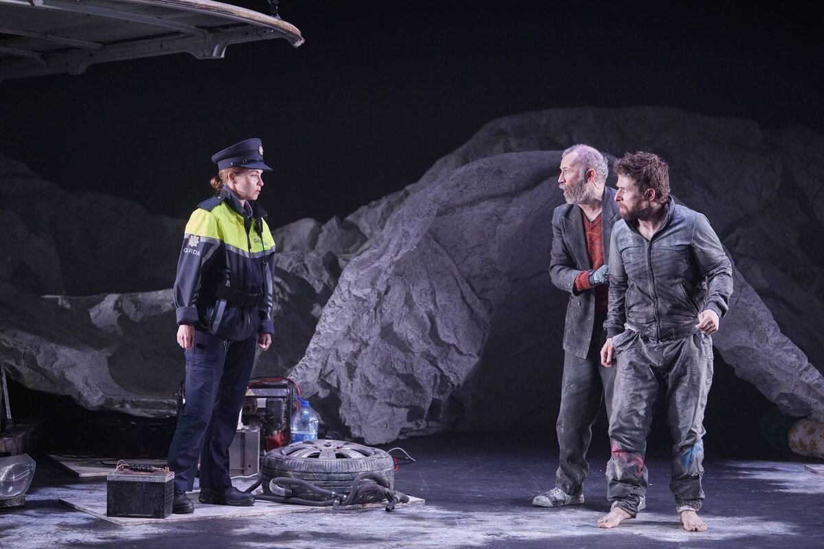 Judith Roddy, Tommy Tiernan and Aaron Monaghan in The Cave. Picture: Ros Kavanagh