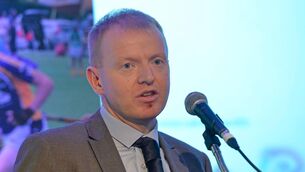 <p>THE SUNDAY GAMES: Micheál Martin, Chairman National Games Committee, speaking during the Liberty Insurance GAA Annual Games Development Conference. Pic: Piaras O Midheach / SPORTSFILE.</p>