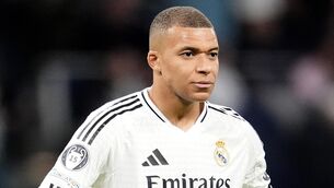 <p>Real Madrid star Kylian Mbappe has been admitted to hospital with acute gastroenteritis. File picture: Adam Davy/PA</p>