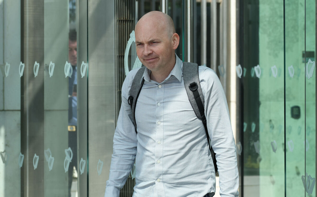 TD Paul Murphy leaving Dublin District Court on Thursday after the judge struck out proceedings.