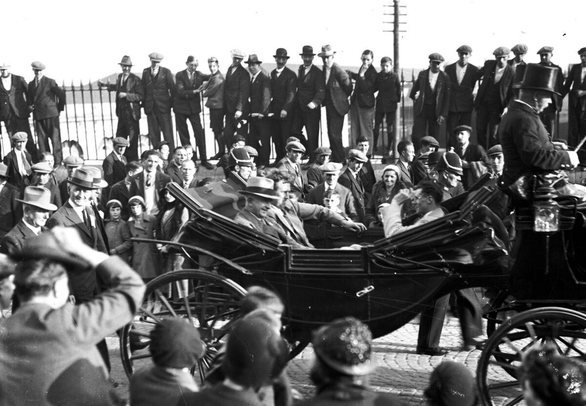 Home are the heroes: Gold medal winners hurdler Bob Tisdall and Dr Pat O'Callaghan (hammer) arrive back in Cork in September 1932 Home are the heroes: Gold medal winners hurdler Bob Tisdall and Dr Pat O'Callaghan (hammer) arrive back in Cork in September 1932