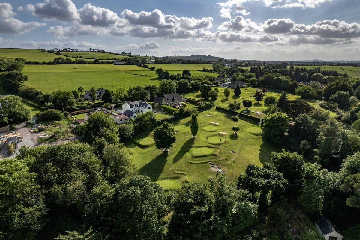 Rocklodge Pitch and Putt course is over the garden wall 