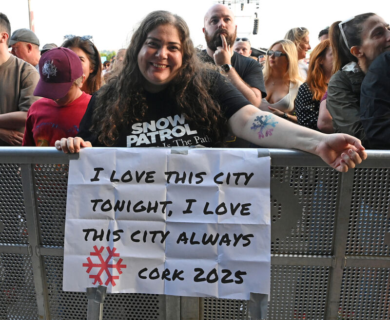 Michelle Alexanderson from Seattle in the front row. Picture: Eddie O'Hare