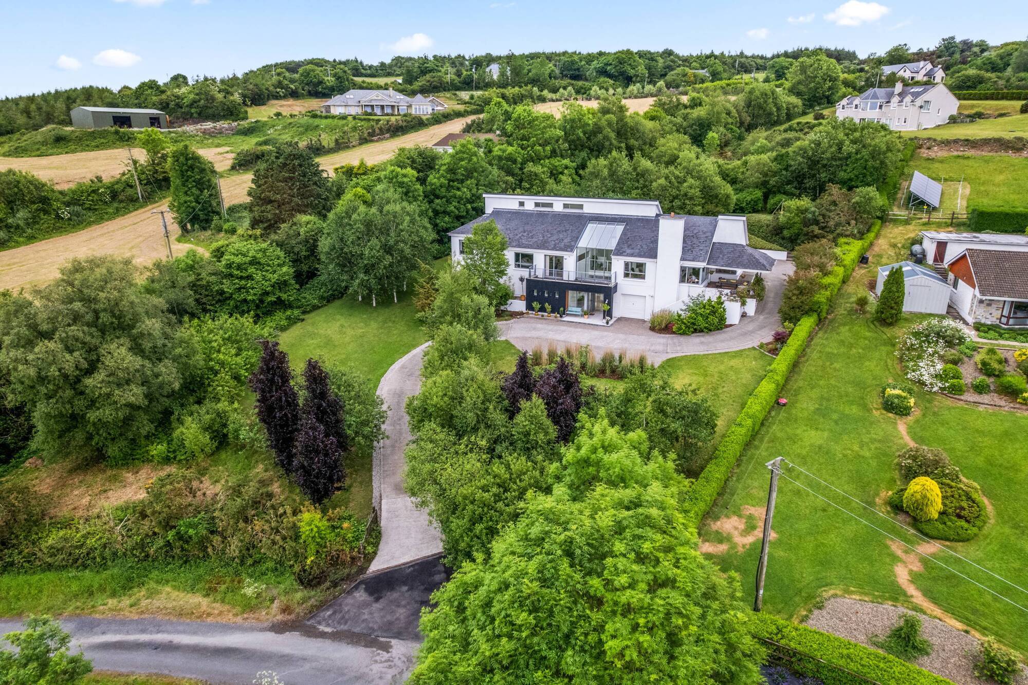 Hillbrook House is high on a hill. Agent Eileen Neville of Lisney Sotheby's International Realty guides at €85000 and is busy with inquiries