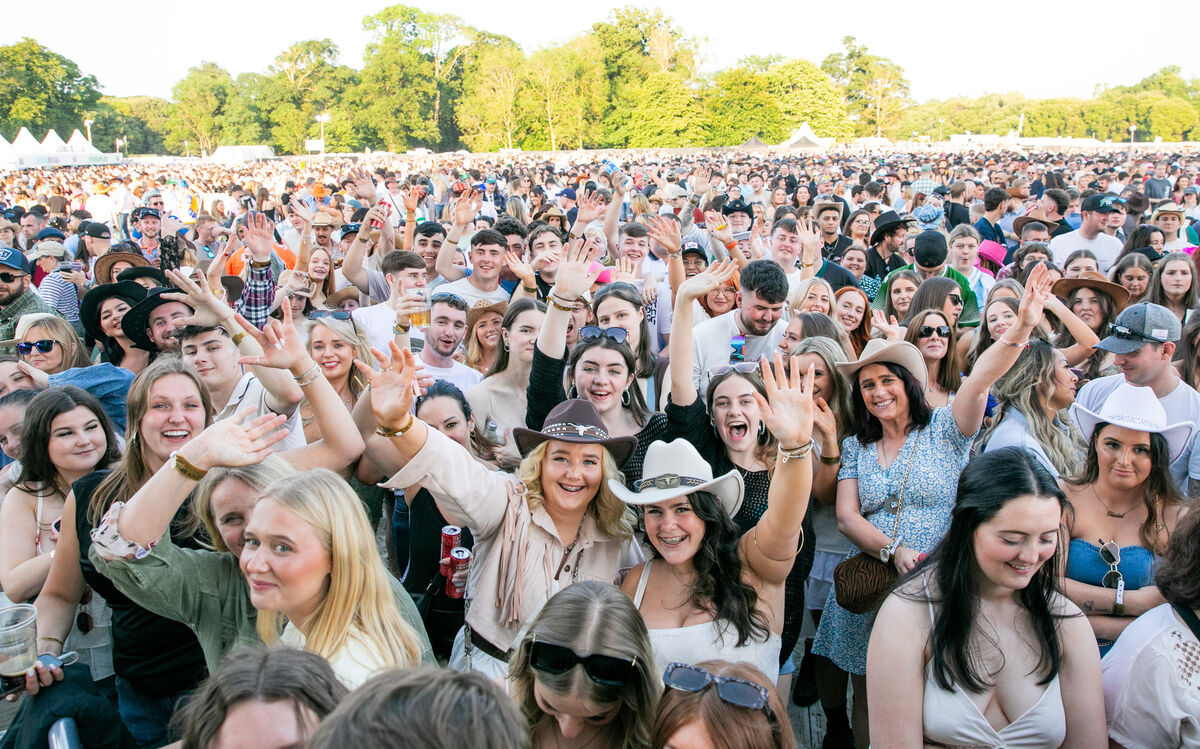 Zach Bryan fans at his concert in the Phoenix Park, Dublin. Picture: Gareth Chaney Zach Bryan fans at his concert in the Phoenix Park, Dublin. Picture: Gareth Chaney