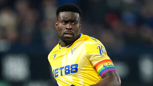 <p>WANTED MAN: Crystal Palace captain Marc Guehi. Pic:: Zac Goodwin/PA Wire</p>