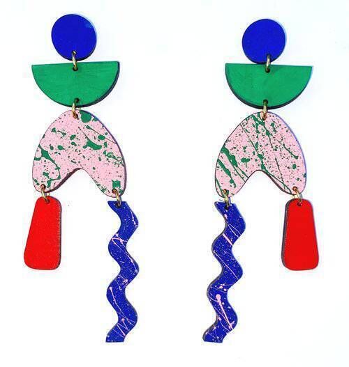 ‘Shockdrop’ earrings, Shock of Grey, €75 ‘Shockdrop’ earrings, Shock of Grey, €75