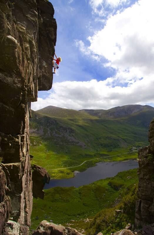 Michael Reardon climbs on the Gap of Dunloe, County Kerry. Picture: Damon Corso