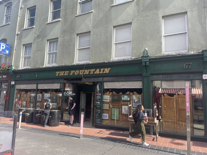 The new Fountain Bar in the former USIT office at 66 Oliver Plunkett Street, Cork. 