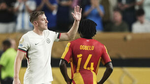 <p>Chelsea manager Enzo Maresca said he expected Liam Delap's integration to his side to be "quite quick". Pic: AP Photo/Matt Slocum</p>