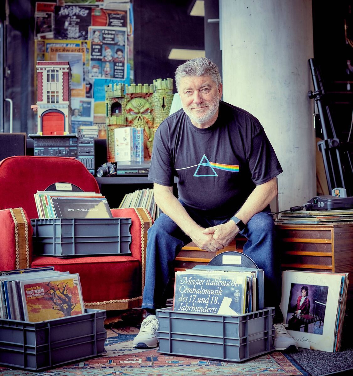 Pat Shortt: Wreckquiem tells the story of the community of characters that orbit Dessie’s Discs. Pat Shortt: Wreckquiem tells the story of the community of characters that orbit Dessie’s Discs.