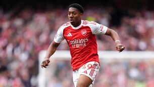 <p>Myles Lewis-Skelly has signed a new Arsenal contract on the back of a breakthrough campaign last season. Pic: Adam Davy/PA Wire</p>