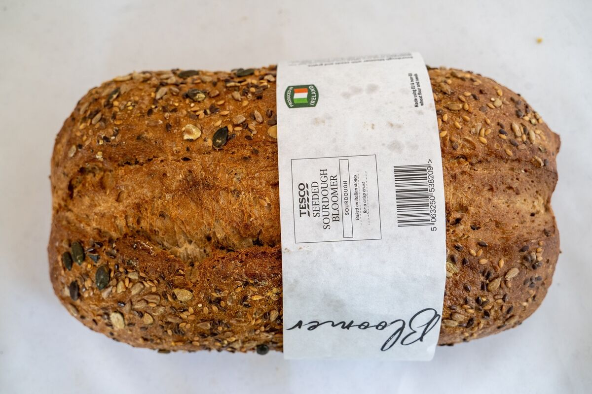 Tesco seeded sourdough bloomer €4