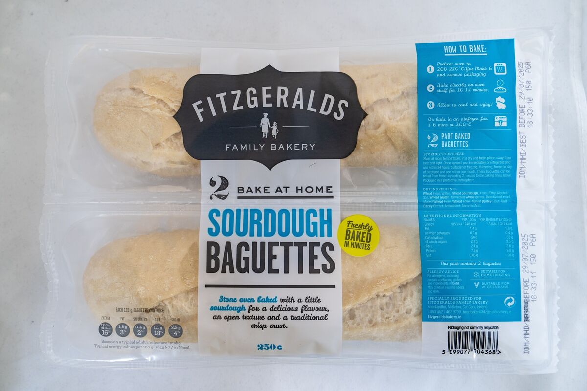 Fitzgerald’s 2 Bake at Home sourdough baguettes €2.49