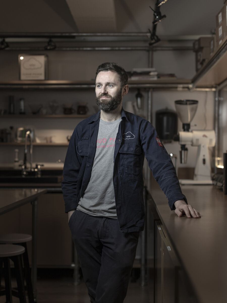 Cloud Picker head roaster James O’Leary. 