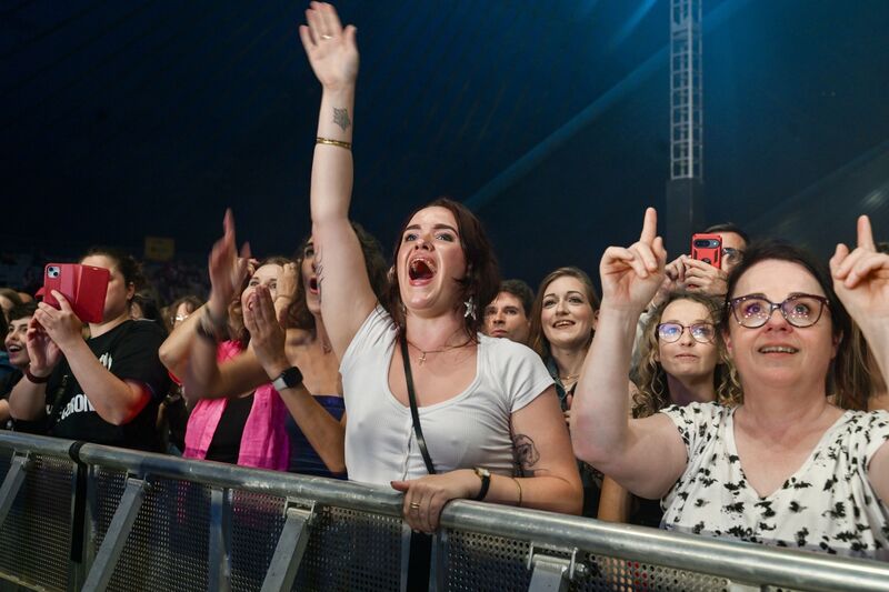 Fans enjoying The Coronas at Live at the Marquee in Cork on Friday. Picture: Chani Anderson Fans enjoying The Coronas at Live at the Marquee in Cork on Friday. Picture: Chani Anderson