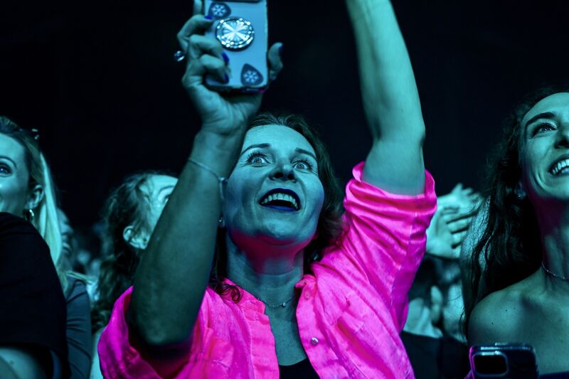 Fans enjoying the concert by The Coronas at Live at the Marquee on Friday evening. Picture: Chani Anderson Fans enjoying the concert by The Coronas at Live at the Marquee on Friday evening. Picture: Chani Anderson