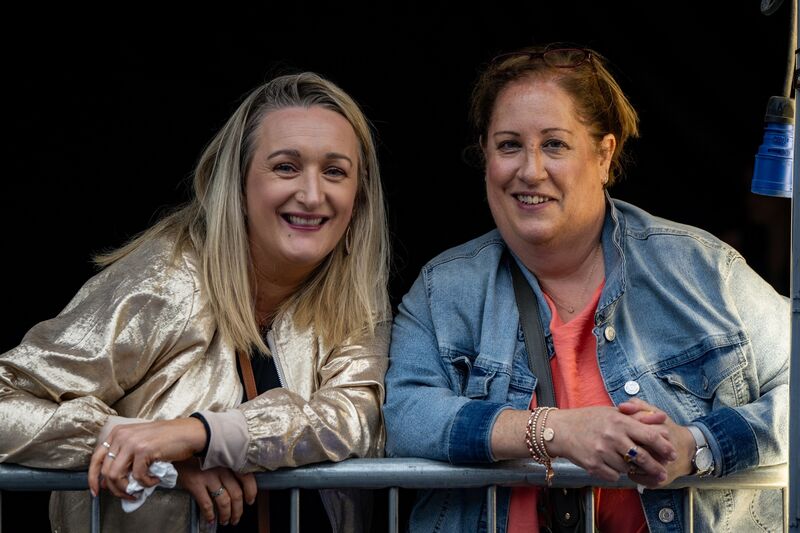 Pauline Hurley and Norma McKenna arriving at the Marquee for The Coronas' Live at the Marquee gig in Cork on Friday. Picture: Chani Anderson Pauline Hurley and Norma McKenna arriving at the Marquee for The Coronas' Live at the Marquee gig in Cork on Friday. Picture: Chani Anderson