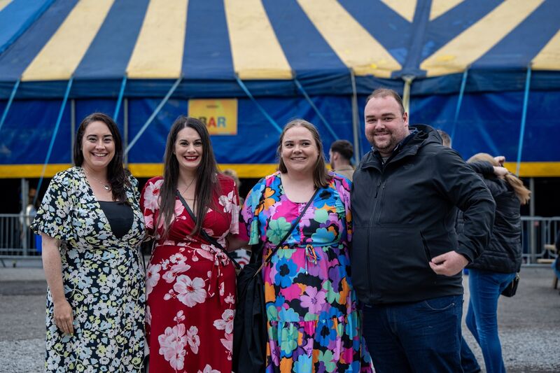 Vanessa Mulcahy, Samantha Mulcahy-Ryan, and Brian and Michelle Hughes at Live at the Marquee in Cork for The Coronas. Picture: Chani Anderson Vanessa Mulcahy, Samantha Mulcahy-Ryan, and Brian and Michelle Hughes at Live at the Marquee in Cork for The Coronas. Picture: Chani Anderson