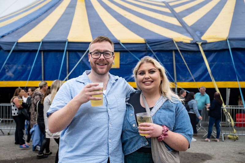 Gary Comane and Sinead Farrelly at the Marquee in Cork for The Coronas’ headline gig. Picture: Chani Anderson Gary Comane and Sinead Farrelly at the Marquee in Cork for The Coronas’ headline gig. Picture: Chani Anderson