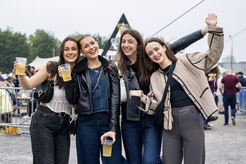 Áine Rice, Ciara McGrath, Lorna Monahan, and Amy Senior at Live at the Marquee in Cork for The Coronas’ headline gig. Picture: Chani Anderson Áine Rice, Ciara McGrath, Lorna Monahan, and Amy Senior at Live at the Marquee in Cork for The Coronas’ headline gig. Picture: Chani Anderson