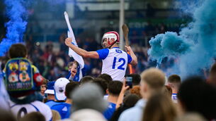 <p>Shane Power of Waterford celebrates upon the shoulders of supporters. Pic: Brendan Moran/Sportsfile</p>