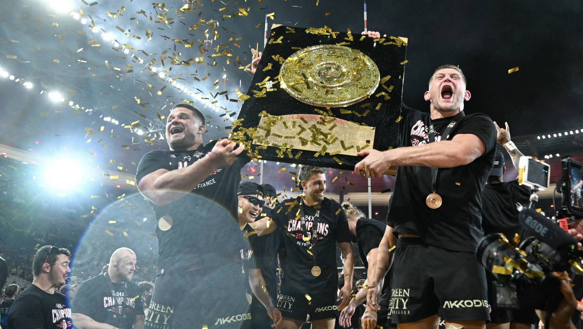 Toulouse edge out Bordeaux to secure third straight Top 14 crown