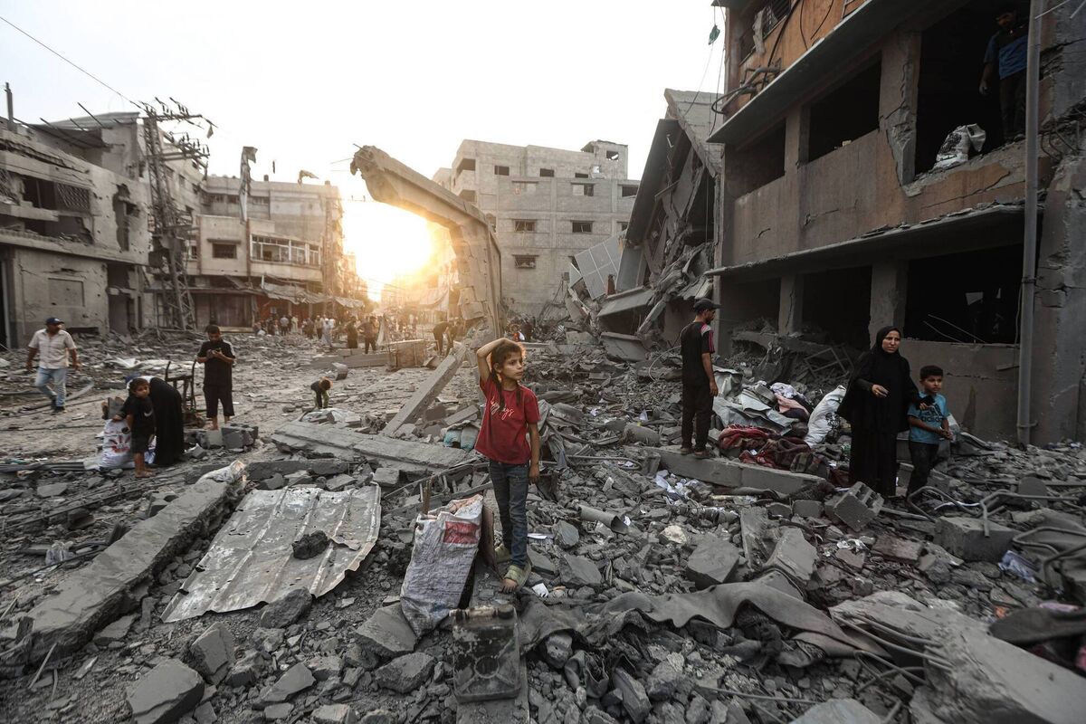 I have written many times how the television news channels in Israel have not shown, do not show, the most harrowing images Irish viewers have seen every night for almost two years. Picture: Khames Alrefi/Anadolu via Getty Images I have written many times how the television news channels in Israel have not shown, do not show, the most harrowing images Irish viewers have seen every night for almost two years. Picture: Khames Alrefi/Anadolu via Getty Images