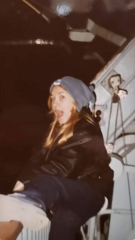 Leona Forde on the ferry to France as a teen