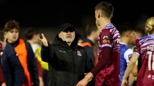 <p>Cobh Ramblers manager Mick McDermott said he hopes to club secures a new investor in the coming days to "give that added stability" to the club. Pic: Michael P Ryan/Sportsfile</p>