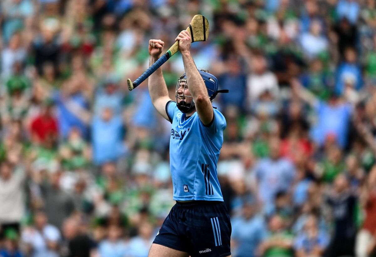Burke celebrates at the final whistle after Dublin beat Limerick Limerick at Croke Park File picture: Daire Brennan/Sportsfile Burke celebrates at the final whistle after Dublin beat Limerick Limerick at Croke Park File picture: Daire Brennan/Sportsfile