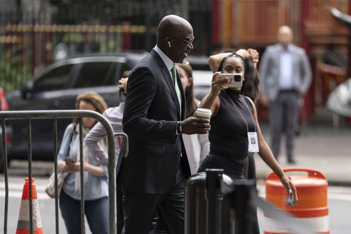 Xavier Donaldson, defense attorney for Sean “Diddy” Combs, arrives at court on Tuesday, July 1, 2025, in New York. Picture: AP Photo/Yuki Iwamura