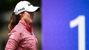 <p>Leona Maguire said the spectator numbers at the Women's Irish Open "reminiscent of Major crowds". Pic: Seb Daly/Sportsfile</p>