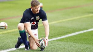 <p>CALL-UP: Owen Farrell is back in the Lions squad. Pic: Steve Haag/PA</p>