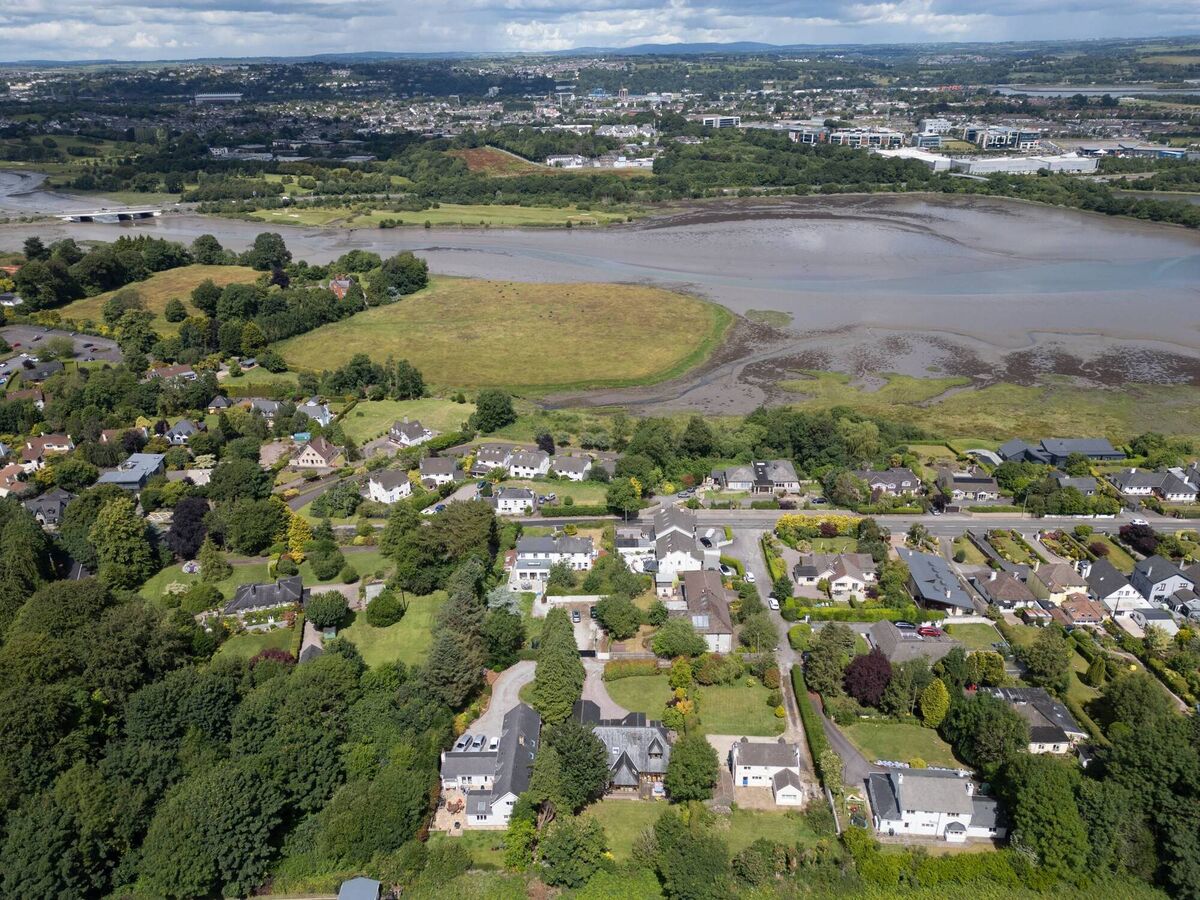 Aerial view of Riverdale with Loughmahon Estuary in the background
