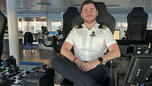 <p>Third Officer Gareth Hampton: “You end up making quite close friendships when you’re months away at sea together. So it’s quite common in this business to stop off and visit friends and colleagues from other parts of the world.”</p>