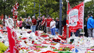 <p>The funeral of Diogo Jota will take place in Portugal on Saturday. Pic: Peter Byrne/PA</p>