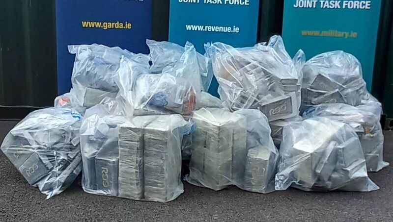 The drugs seized during Tuesday's operation in Courtmacsherry. Picture: Gardaí