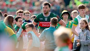 <p>Mayo’s Aidan O’Shea after his side got knocked out. Pic: ©INPHO/James Crombie.</p>