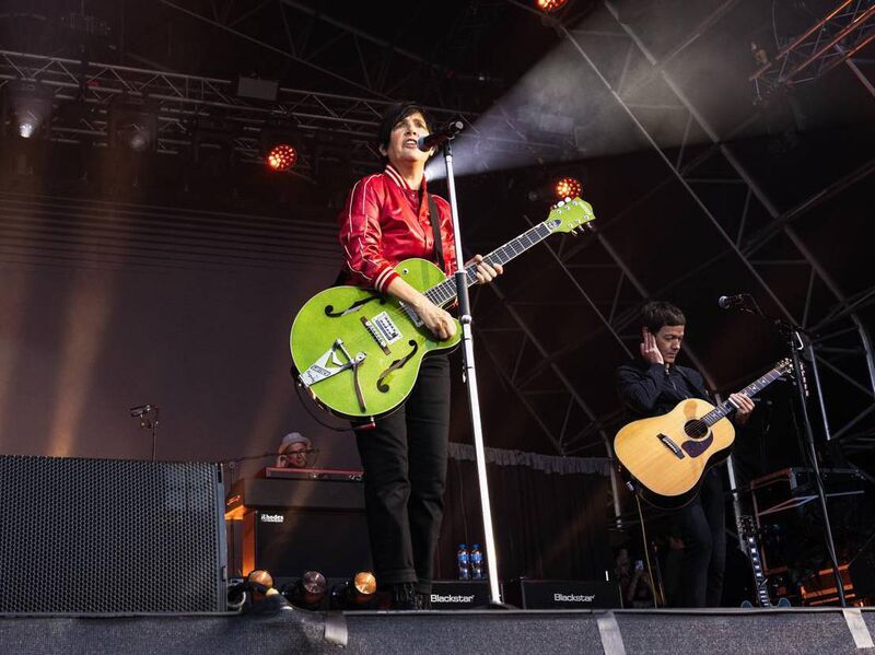 Sharleen Spiteri and Texas on stage at Kaleidoscope at Russborough House, Co Wicklow. Sharleen Spiteri and Texas on stage at Kaleidoscope at Russborough House, Co Wicklow.