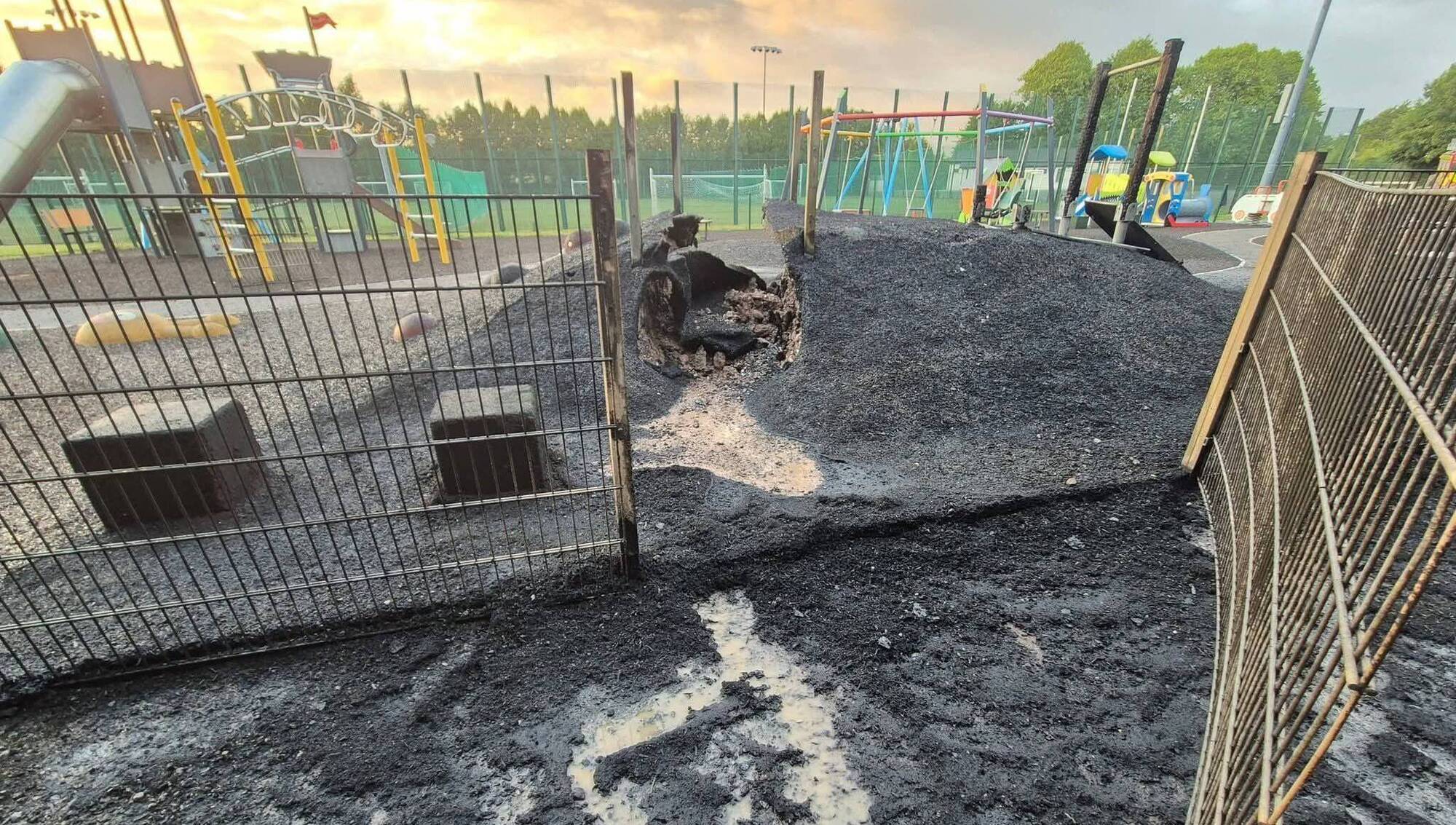 Fire at East Cork playground a 'mindless act of vandalism'