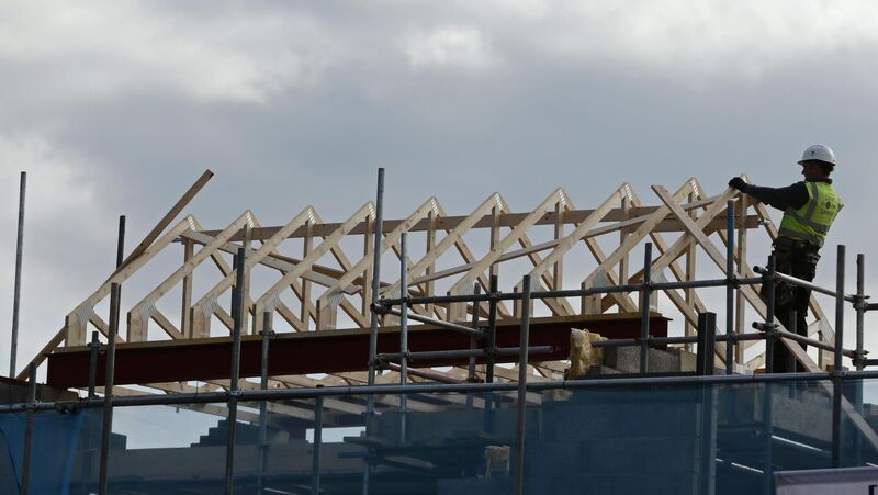 The latest AIB Ireland Construction Purchasing Managers’ Index (PMI) shows work on housing projects decreased for the second successive month in June. File photo: Yui Mok/PA