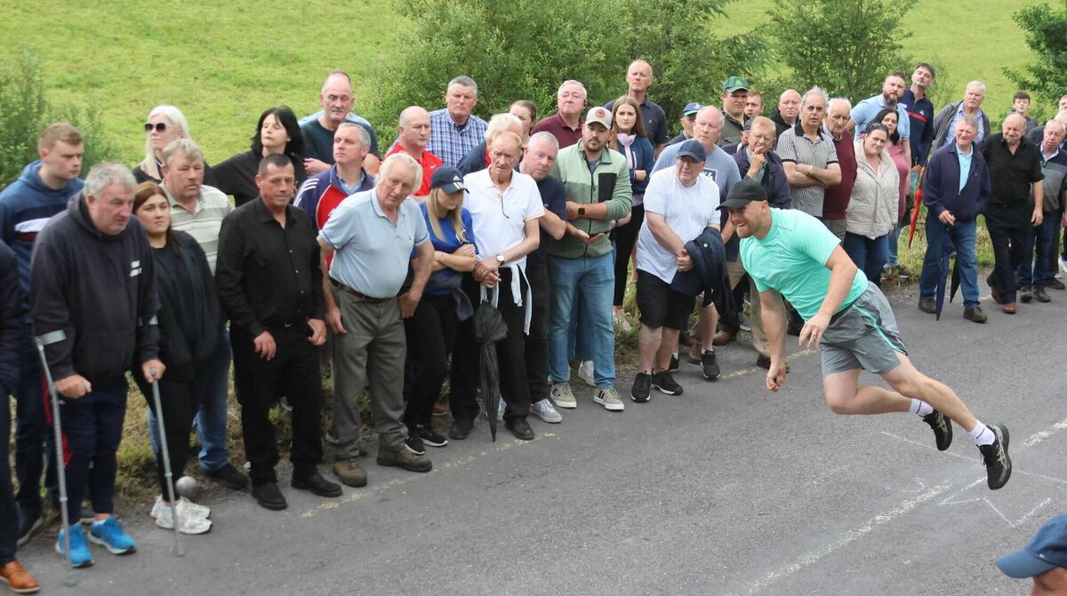 Arthur McDonagh in action Pic: Gretta Cormican