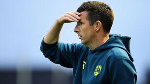 <p>Ger Nash: Hopes four new signings will help arrest the decline. Pic: Thomas Flinkow/Sportsfile</p>