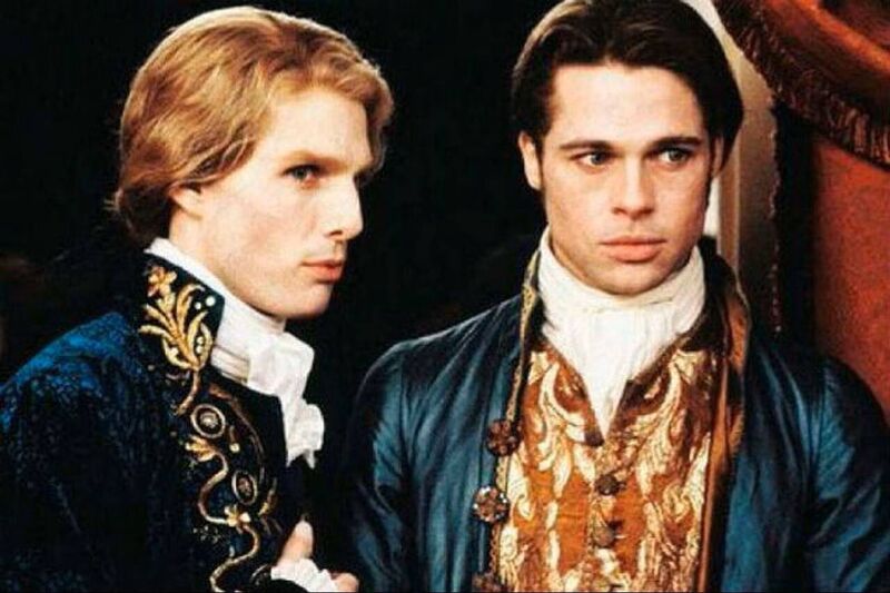 Tom Cruise and Brad Pitt in Interview With The Vampire, directed by Neil Jordan. 