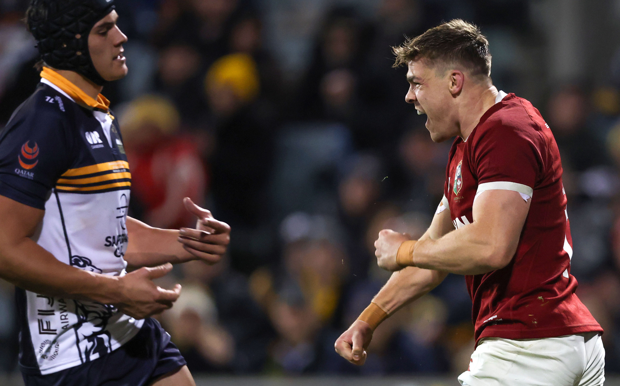 Five-try Lions better but still patchy as they beat gritty Brumbies
