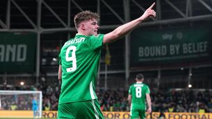<p>ROME IS THAT WAY: Republic of Ireland's Evan Ferguson could be set for a move to Roma.</p>
