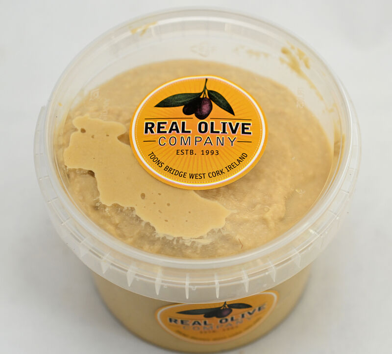 Real Olive Company hummus. Real Olive Company hummus.