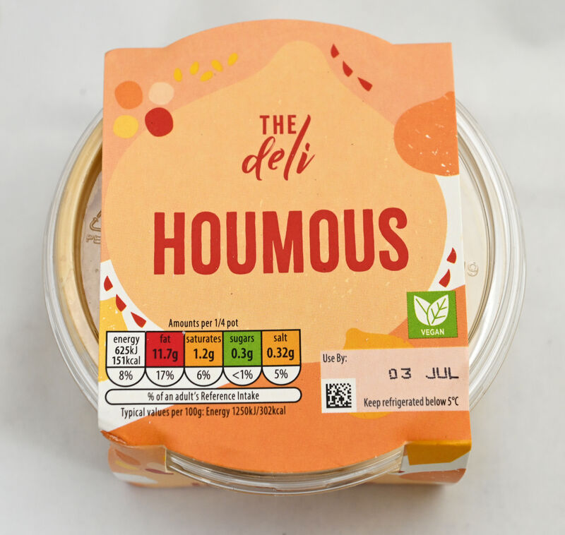 Aldi's The Deli hummus. Aldi's The Deli hummus.