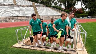 <p>LISBON LIONS: Ireland Rugby Captain's Run at the Estádio Nacional do Jamor, Lisbon. Pic: ©INPHO/Ben Brady.</p>